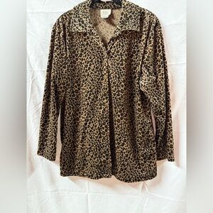 Teddi Leopard Print Blouse